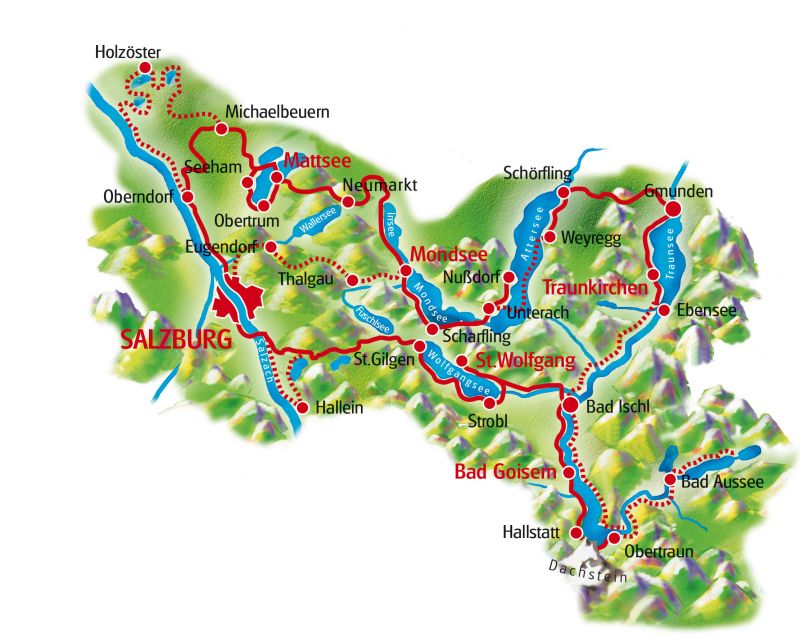 Mmap lake district  austria